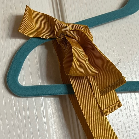 Bobeau Mustard striped grosgrain ribbon tank top 1X NEW with tag - Picture 7 of 9